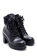 Women's Lace-Up Heeled Boots | Derimod Women's Lace-Up Heeled Boots | Derimod