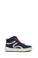 Geox Erkek Çocuk Lacivert Weemble Bağcıklı Fermuar Detaylı Bilekli Sneaker | Derimod Geox Erkek Çocuk Lacivert Weemble Bağcıklı Fermuar Detaylı Bilekli Sneaker | Derimod