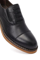 Men's Black Lace Up Leather Casual Shoes | Derimod Men's Black Lace Up Leather Casual Shoes | Derimod