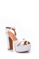 Kadın Platform Topuklu Ayakkabı | Derimod Kadın Platform Topuklu Ayakkabı | Derimod