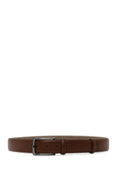 Male Dark Tan Leather Belt | Derimod Male Dark Tan Leather Belt | Derimod