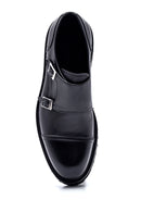 Men's Leather Double Buckle Casual Shoes | Derimod Men's Leather Double Buckle Casual Shoes | Derimod