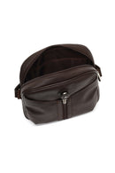 Men's Brown Long Strap Crossbody Bag | Derimod Men's Brown Long Strap Crossbody Bag | Derimod