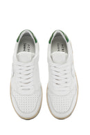 ACBC x DERİMOD Kadın Beyaz Bağcıklı Deri Sneaker | Derimod ACBC x DERİMOD Kadın Beyaz Bağcıklı Deri Sneaker | Derimod