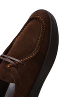 Men's Brown Leather Suede Casual Shoes | Derimod Men's Brown Leather Suede Casual Shoes | Derimod