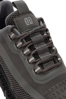 Derimod Zero Erkek Gri Kalın Tabanlı Bağcıklı Kumaş Sneaker | Derimod Derimod Zero Erkek Gri Kalın Tabanlı Bağcıklı Kumaş Sneaker | Derimod