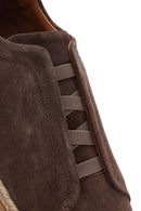 Erkek Vizon Süet Deri Sneaker | Derimod Erkek Vizon Süet Deri Sneaker | Derimod