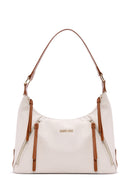 Women's Cream Shoulder Bag | Derimod Women's Cream Shoulder Bag | Derimod