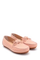 Women's Leather Bow Detailed Loafer | Derimod Women's Leather Bow Detailed Loafer | Derimod