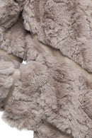 Melrose Women's Mink Teddy Leather Coat | Derimod Melrose Women's Mink Teddy Leather Coat | Derimod