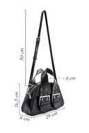 Kadın Siyah Uzun Askılı Kol Çantası | Derimod Kadın Siyah Uzun Askılı Kol Çantası | Derimod