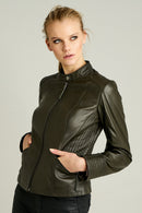 Nıta Kadın Deri Ceket | Derimod Nıta Kadın Deri Ceket | Derimod