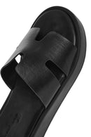 Women's Black Thick Soled Slippers | Derimod Women's Black Thick Soled Slippers | Derimod