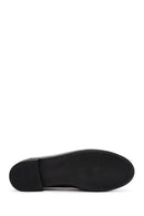 Kadın Bordo Toka Detaylı Deri Maskülen Loafer | Derimod Kadın Bordo Toka Detaylı Deri Maskülen Loafer | Derimod