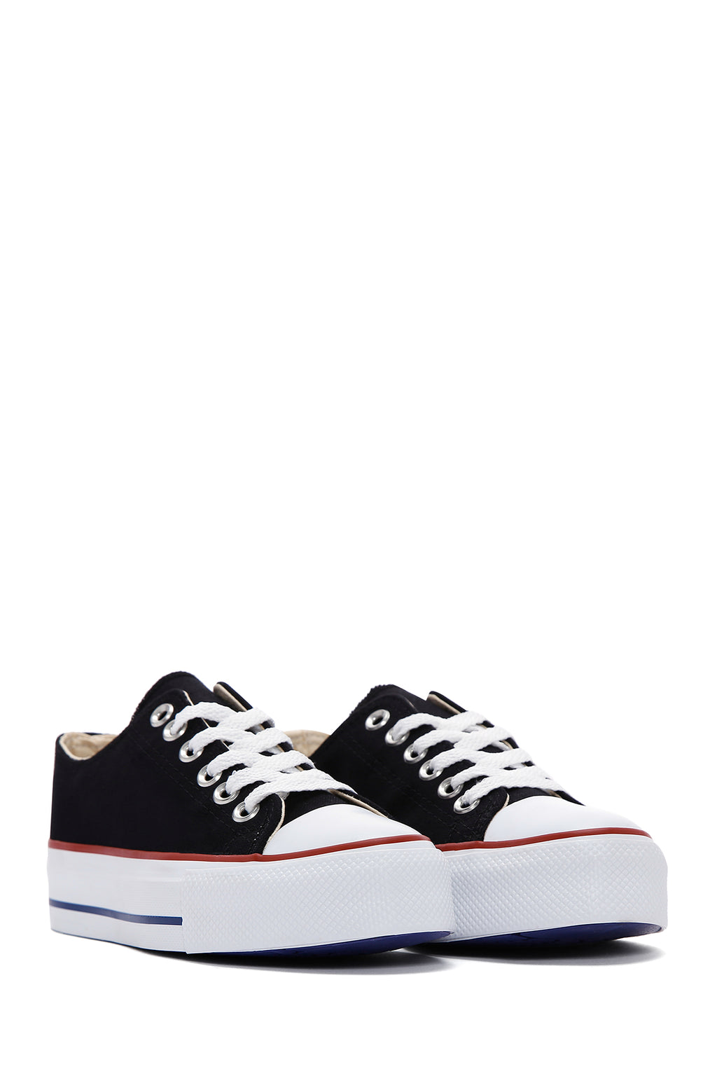 Kadın Siyah Kumaş Sneaker