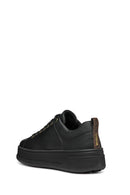 Geox Kadın Siyah Spherica Ecub-2 Bağcıklı Deri Sneaker | Derimod Geox Kadın Siyah Spherica Ecub-2 Bağcıklı Deri Sneaker | Derimod