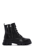 Women's Black Leather Boots | Derimod Women's Black Leather Boots | Derimod