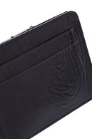 Men's Black Leather Card Holder | Derimod Men's Black Leather Card Holder | Derimod