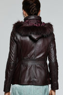 Elena Kadın Deri Ceket | Derimod Elena Kadın Deri Ceket | Derimod