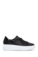 Women's Black Leather Sneaker | Derimod Women's Black Leather Sneaker | Derimod