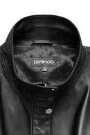 Luisa Women's Black Leather Jacket | Derimod Luisa Women's Black Leather Jacket | Derimod