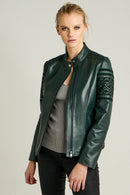 Melanie Kadın Deri Ceket | Derimod Melanie Kadın Deri Ceket | Derimod