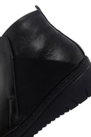 Women's Black Comfort Leather Boots | Derimod Women's Black Comfort Leather Boots | Derimod