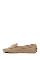 Kadın Deri Süet Loafer | Derimod Kadın Deri Süet Loafer | Derimod