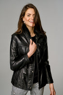 Roxy Kadın Deri Ceket | Derimod Roxy Kadın Deri Ceket | Derimod