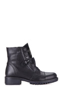 Star Detailed Women's Leather Boots | Derimod Star Detailed Women's Leather Boots | Derimod