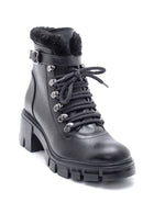 Women's Lace-Up Heeled Boots | Derimod Women's Lace-Up Heeled Boots | Derimod