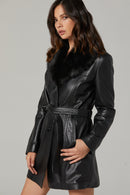 New Alexandra Kadın Deri Ceket | Derimod New Alexandra Kadın Deri Ceket | Derimod