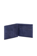Men's Navy Blue Leather Wallet | Derimod Men's Navy Blue Leather Wallet | Derimod