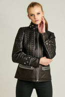 Anabella Kadın Deri Ceket | Derimod Anabella Kadın Deri Ceket | Derimod