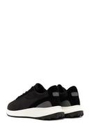 Derimod Zero Men's Black Lace-Up Thick Soled Fabric Sneaker | Derimod Derimod Zero Men's Black Lace-Up Thick Soled Fabric Sneaker | Derimod