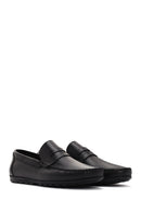 Men's Black Leather Casual Loafer | Derimod Men's Black Leather Casual Loafer | Derimod