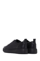 Erkek Siyah Bağcıklı Deri Sneaker | Derimod Erkek Siyah Bağcıklı Deri Sneaker | Derimod