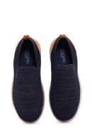 Derimod Zero Men's Navy Blue Thick Soled Sneaker | Derimod Derimod Zero Men's Navy Blue Thick Soled Sneaker | Derimod