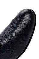 Derimod Black Men's Navy Blue Leather Classic Shoes | Derimod Derimod Black Men's Navy Blue Leather Classic Shoes | Derimod