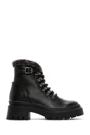Women's Black Buckle Boots | Derimod Women's Black Buckle Boots | Derimod