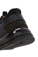 Men's Khaki Lace-Up Nubuck Leather Sneaker | Derimod Men's Khaki Lace-Up Nubuck Leather Sneaker | Derimod