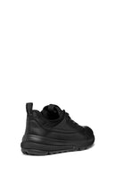 Geox Erkek Siyah Spherica Bağcıklı Deri Sneaker | Derimod Geox Erkek Siyah Spherica Bağcıklı Deri Sneaker | Derimod