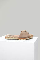 Mink Women's Suede Slippers | Derimod Mink Women's Suede Slippers | Derimod