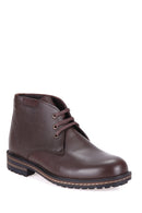 Lace-Up Men's Leather Boots | Derimod Lace-Up Men's Leather Boots | Derimod
