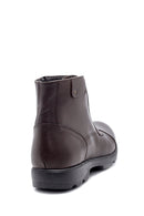 Men's Leather Zipper Detailed Boots | Derimod Men's Leather Zipper Detailed Boots | Derimod