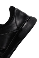 Men's Black Lace-up Leather Sneaker | Derimod Men's Black Lace-up Leather Sneaker | Derimod