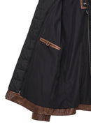 Mbappe Men's Brown Leather Jacket | Derimod Mbappe Men's Brown Leather Jacket | Derimod