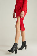 High Heeled Women's Leather Boots | Derimod High Heeled Women's Leather Boots | Derimod