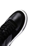 Kadın Siyah Süet Deri Sneaker | Derimod Kadın Siyah Süet Deri Sneaker | Derimod