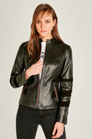 Caprı Kadın Deri Ceket | Derimod Caprı Kadın Deri Ceket | Derimod